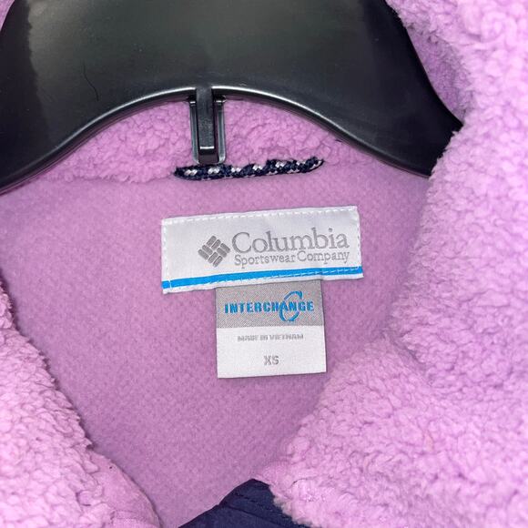 Columbia W Laurelwoods II Interchange Hooded Jacket Navy XS - Picture 11 of 11